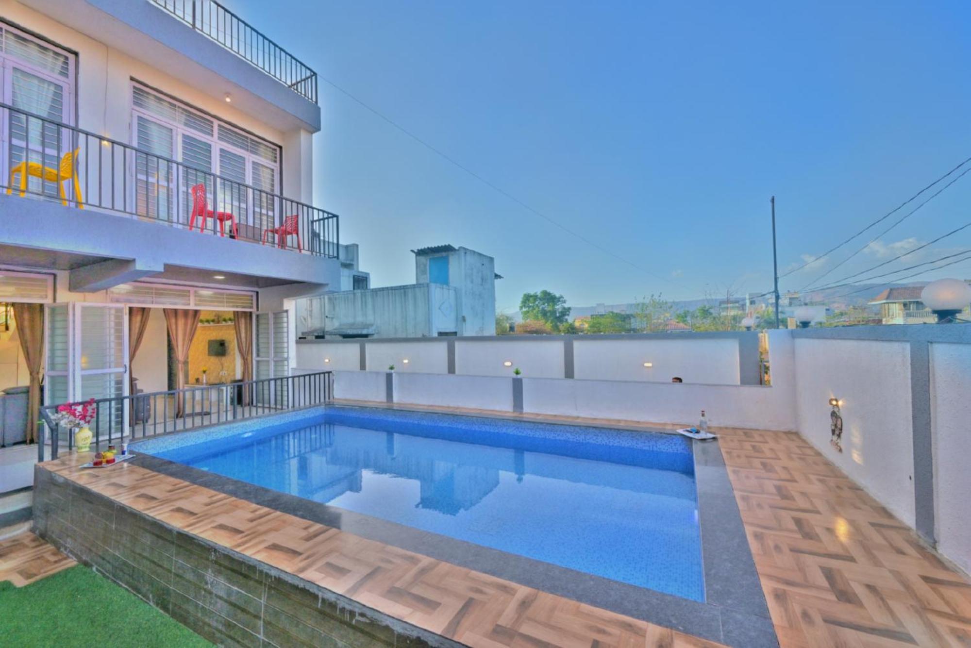 Ll Empyrean Stay Ll Mystical Stone Ll 4Bhk Ll Ac Ll Pvt Pool Ll Lonavala Bagian luar foto